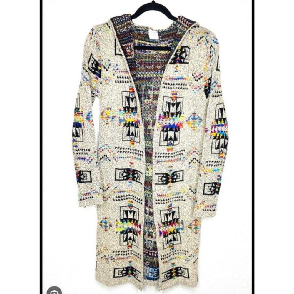 Northern Angel Opw front hooded long cardigan Small